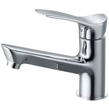 SANEI Single One Hole Washbasin Mixer Eco Foaming Water No All For General Areas K4712ENJV Faucet, Type, Spout, Pop-Up, Plated,