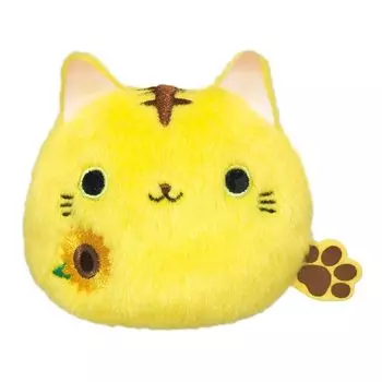 Sanei Trading Boeki) Dango Friends Flower cat dango sunflower W7.5D6H7cm stuffed toy NDH10