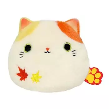 Sanei Trading Boeki) Dango Friends Flower cat dango Momiji W7.5D6H7cm stuffed toy NDH08