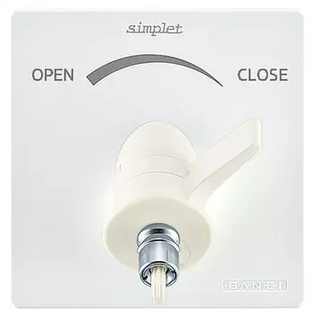 SANEI водовыпуск Simplet для потолочного трубопровода внутренний одиночный кран наружная резьба спецификация для общего заземления R1/2 V9652ALU-1 белый