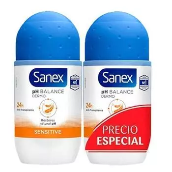 Sanex Ph Balance Dermo Sensitive Дезодорант Roll On Duplo 2x50 мл