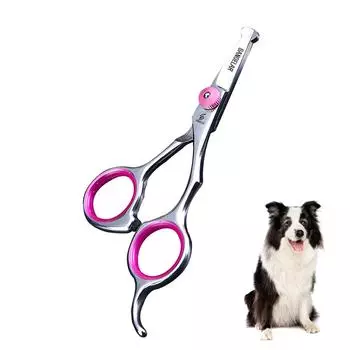 Sangelar 4,5 дюйма 6,5 дюйма Ножницы для домашних животных Ножницы для щенков Теди с круглым кончиком Безопасно использовать инструменты для ухода за домашними животными Ножницы для ресниц и усов для домашних животных Обрезать лицо 4.5 inch Straight