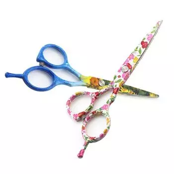 Sangelar 5,5-дюймовые ножницы для волос, профессиональные многоцветные красивые ножницы для женской стрижки, семейные ножницы для стрижки бахромы, инструмент для стрижки волос