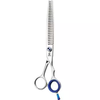 Sangelar 7 дюймов 8 дюймов высший класс JP440C филировочные ножницы для ухода за домашними животными рыбные кости зубы ножницы для домашних животных 8 inch серебряный