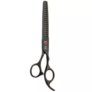 Sangelar 7 дюймов ножницы для ухода за домашними животными филировочные ножницы профессиональные инструменты для ухода за собаками Тедди животные парикмахерские инструменты для домашних животных 7 Thinning чёрный