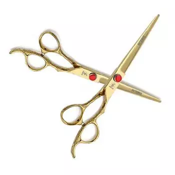 Sangelar 7 дюймов, ножницы для волос цвета розового золота, ножницы для стрижки волос, парикмахерские ножницы для семьи, ножницы с бахромой высшего класса