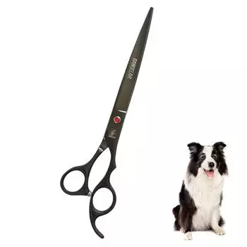 Sangelar 8-дюймовые ножницы для стрижки домашних животных, черные, розовые, золотые, ножницы для ухода за домашними животными, ножницы для собак, инструменты для ухода за волосами больших животных, инструменты для ухода за шерстью, инструменты для стрижки