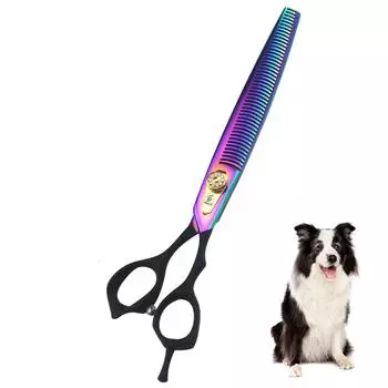 Sangelar 8-дюймовые профессиональные ножницы для филировки домашних животных, инструменты для ухода за собаками высшего класса