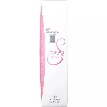 Санги Апагард Серена 105г (Квази-лекарство) Отбеливающая зубная паста. Нанесите необходимое количество. (около 1 см) на зубную щетку и хорошо почистите, чтобы медик