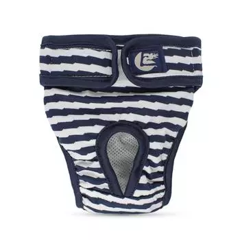 Sanitary Nappy Cotton Briefs Dog Pant Menstruation Diaper Pet Short Physiological Underwear Blue L