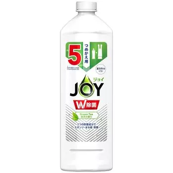 Sanitizing Joy Compact Dishwashing Detergent Green Tea Scent Refill Large Capacity 700mL