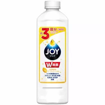 Sanitizing Joy Compact Dishwashing Detergent Sparkling Lemon Scent Refill 400mL