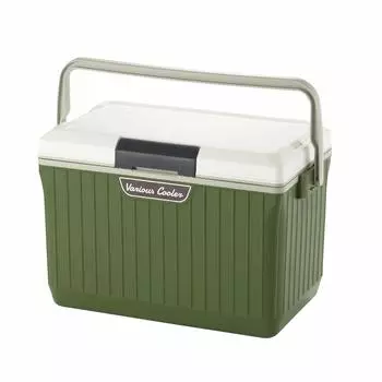 SANKA Высокопроизводительный термобокс-холодильник с функцией открывания одним нажатием, 17 л, большой, зеленого цвета, с жестким корпусом и высокой способностью сохранять холод, сделано в Японии