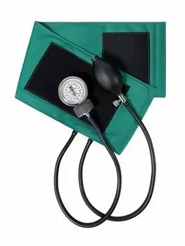 Sankei Анероидный тонометр с хлопковой манжетой AR410 Надежный Сделано в Японии Зеленый зелёный