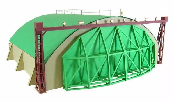 Sankei Aviation Scene Series Alert Hangar Paper Craft 1/144 MK08-04