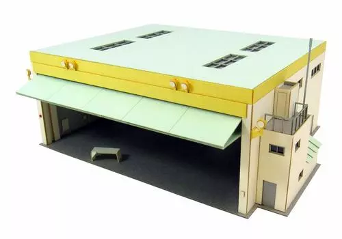 Sankei Aviation Scene Series Flight Club Aircraft Storage Paper Craft 1/144 MK08-12