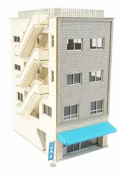 Sankei Diorama Series Building C Paper Craft 1/150 MP03-90
