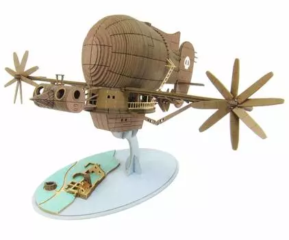 Sankei Miniatuart Kit Серия Studio Ghibli Замок Лапута в небе Мотылек Тигр Масштаб 1/300 Бумажное моделирование MK07-17 коричневый
