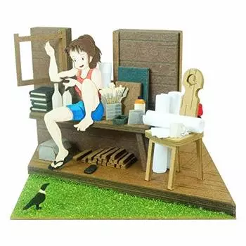 Sankei MP07-92 Studio Ghibli Mini, Ведьмина служба доставки, Урсула и Кики Papercraft