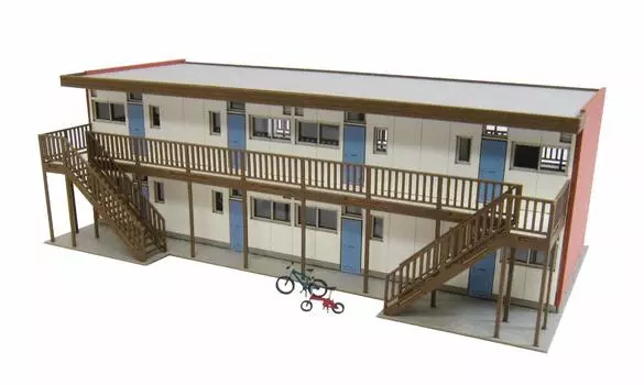 Sankei Nostalgic Diorama Series Квартира C Бумажная поделка 1/150 MP03-88