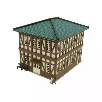 Sankei Nostalgic Diorama Series Restaurant B Paper Craft 1/150 MP03-96