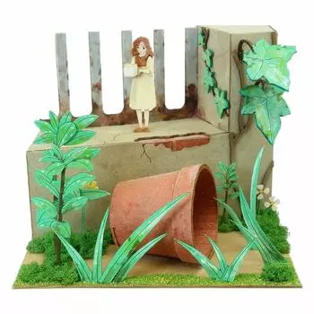 Sankei Studio Ghibli mini Borrower Arrietty Forget Me Paper Craft MP07-104