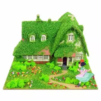 Sankei Studio Ghibli Mini Delivery Service Okino House Paper Craft Kiki s Non-Scale MP07-06 зелёный