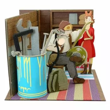 Sankei Studio Ghibli мини-фигурка Arrietty Pod и Arrietty Paper Craft MP07-102