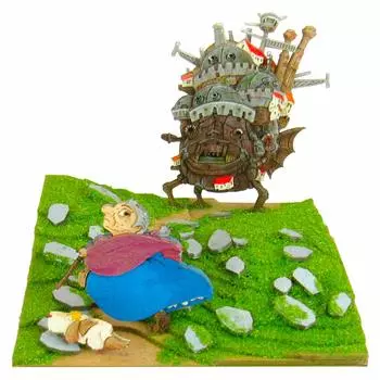 Sankei Studio Ghibli Mini Ходячий замок Хаула Замок Хаула и Софи Немасштабная бумажная поделка MP07-31
