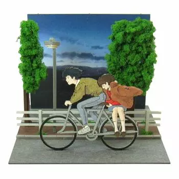 Sankei Studio Ghibli mini If you go see the sunrise paper craft listen, let s Non-scale MP07-54
