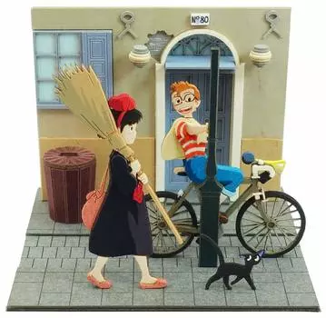 Sankei Studio Ghibli mini Ведьмина служба доставки Любопытная ведьма Papercraft MP07-123