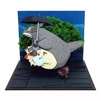 Sankei Studio Ghibli mini Мой сосед Тоторо Тоторо и обзорный полет Бумажная поделка MP07-88