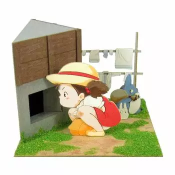 Sankei Studio Ghibli Mini Мой сосед Тоторо Маленький Тоторо Микке Бумага Крафт Белый Немасштабный MP07-46
