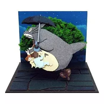 Sankei Studio Ghibli mini Мой сосед Тоторо Тоторо и обзорный полет Бумажная поделка MP07-88
