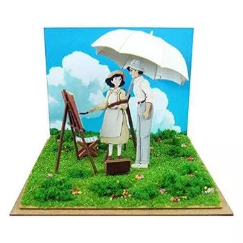 Sankei Studio Ghibli Mini MP07-67 Windy Hills Blowing Wind, Non-Scale Papercraft