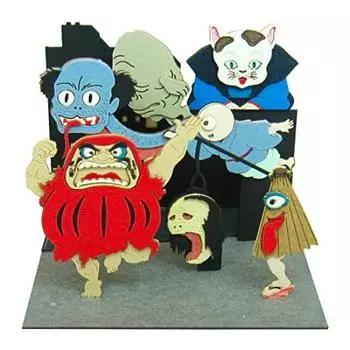 Sankei Studio Ghibli Мини Пом Великий Ёкай Бумажная модель Поко Война, Немасштабный MP07-30