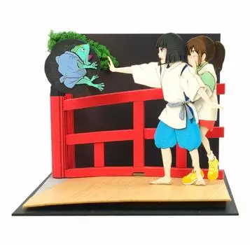 Sankei Studio Ghibli mini Унесенные призраками Хаку Заклинание Бумажная поделка MP07-117