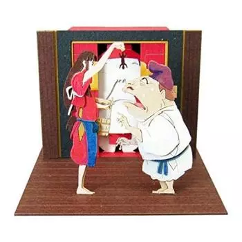 Sankei Studio Ghibli mini Унесенные призраками лягушки и Ширасама из бумаги поделки Рин, человек, не масштаб MP07-72