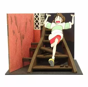 Sankei Studio Ghibli mini Унесенные призраками Тихиро Бегущая по лестнице Бумажная поделка MP07-118