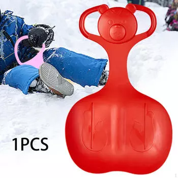 Санки для морозного снега для всех возрастов красный