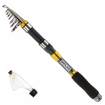 SANLIKE метательное удилище компактное удилище удилище качающееся удилище карбоновое удилище для рыбалки в реке сабики пресноводная рыбалка ультралегкое портативное