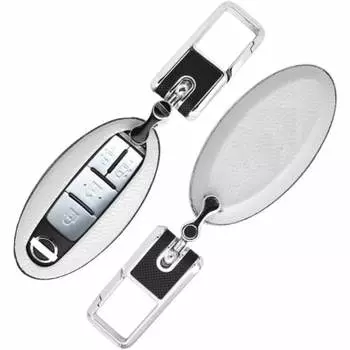 SANRILY Nissan Infiniti Smart Key Case Key Cover Key Protection Keychain Nissan Nissan Teana X-TRAIL QASHQAI Murano KICKS TIIDA Maxima Exclusive Styli