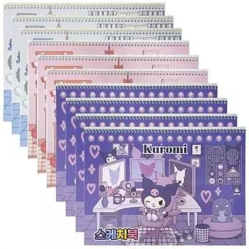 Sanrio 20000 Sanrio Characters Sketchbook 10 Volume Set Genuine Random, популярный персонаж в Корее