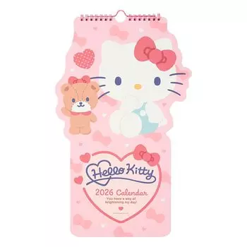 Sanrio 2026 Hello Kitty Бумажный Настенный Настенный 622800 Вырезной Календарь, Календарь, Календарь,