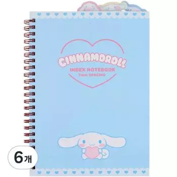 Sanrio 3-секционные булочки с корицей, синие, 6 шт.