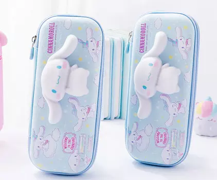 Sanrio 3D 3D мягкий пенал сумка школьные принадлежности ручка канцелярские принадлежности Cinnamoroll Cinnamoroll