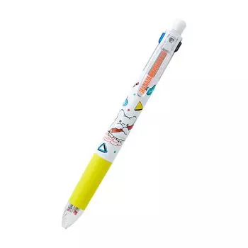 Sanrio 4-цветная шариковая ручка механический карандаш Sarasa Multi Hanamaru Ghost Ink зеленый 283347 и цветной: Черный, Синий, Красный, 0,5 мм