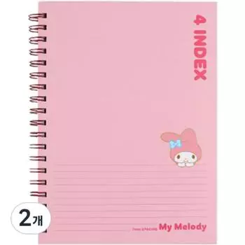 Sanrio 4 Index Note My Melody, розовый, 2 шт.