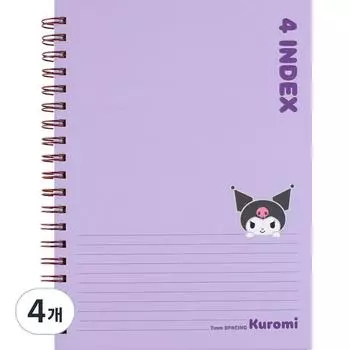 Sanrio 4 Индексная нота Куроми, Фиолетовый, 4