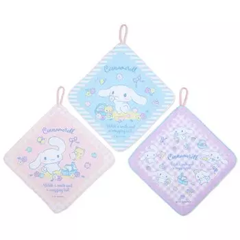 Sanrio 631060 Набор из 3 полотенец с петлей Cinnamoroll Cinnamoroll Wash Towel Character 27 x x 27 см 0,2